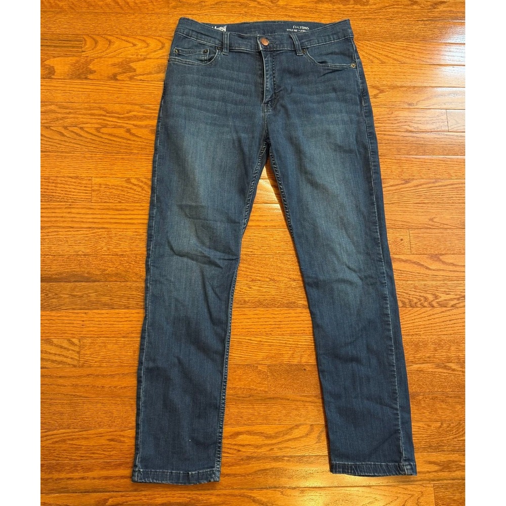 Mugsy Fultons Stretch Slim Fit Denim Jeans Fits Mens 30x29 FLX3NFU Blue Whiskers